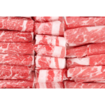 Sliced Beef Combo (Brisket/Chuck Roll/Belly) USDA Choice, Frozen 1.5 lb