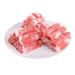 Sliced Beef Combo (Brisket/Chuck Roll/Belly) USDA Choice, Frozen 1.5 lb
