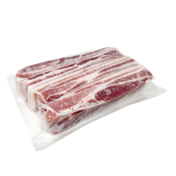 Premium Pork Belly, Skin On, Boneless, Frozen 2 lb