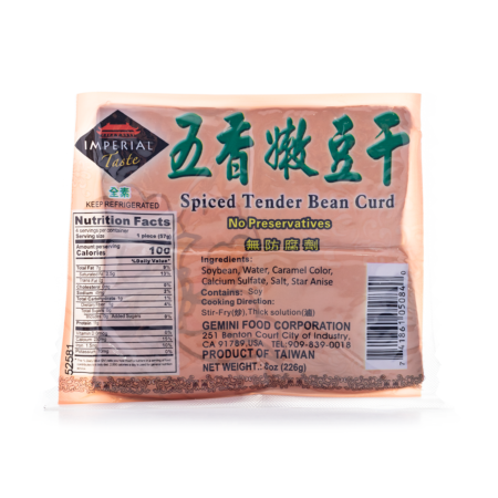 Imperial Taste Spiced Tender Bean Curd 226 g