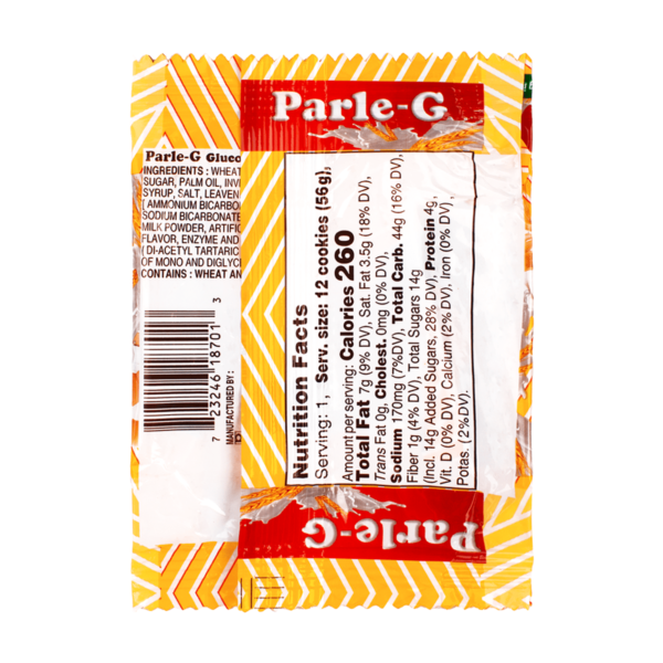 Parle-G Cookie Biscuits Original Flavor 56.4 g