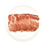 Sliced Pork Collar Butts, Frozen 1 lb
