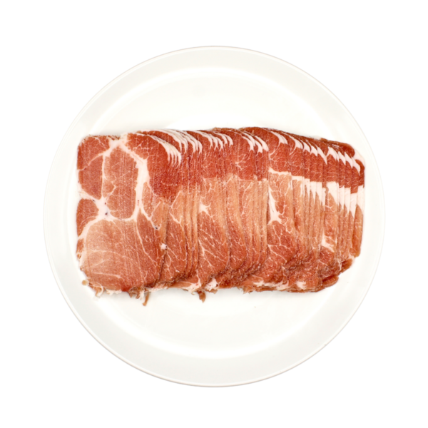 Sliced Pork Collar Butts, Frozen 1 lb
