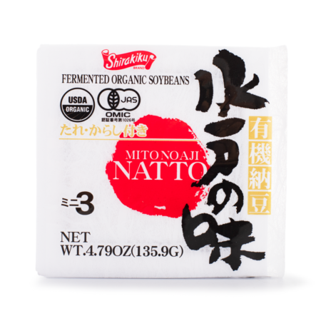 Shirakiku Natto Mito Organic Fermented Soybean, Frozen 135.9 g